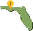 map image of Florida